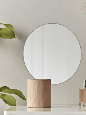 Unframed Round Table Mirror